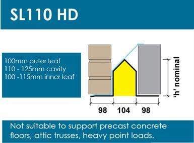 Stressline SL110 Standard Duty 125mm Cavity Lintel - Image 3